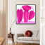 Vivid Magenta Plant 1 Canvas - Drawdeck