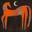 orange moon horse