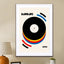 Bauhaus Musik Retro Illustration